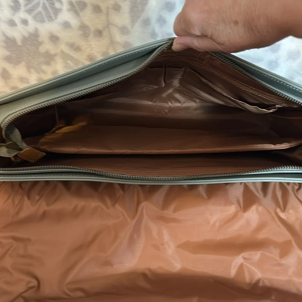 EPIC canvas, FAUX leather laptop, traveling bag